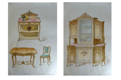 Estampe originale salle à - 2,